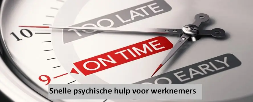 Snelle psychologische hulp voor werknemers zonder wachtlijst